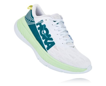 Hoka One One Carbon X Moški Road Tekaški Čevlji Zelena Siva / Bela SI-016738C